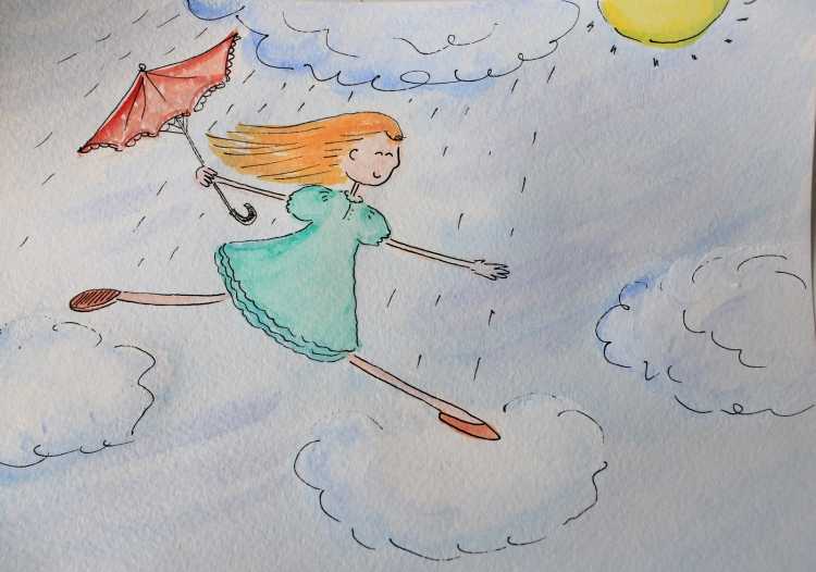 Рисунок на тему дождик