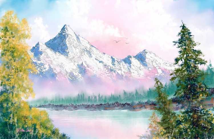 Горы Тянь Шаня картины