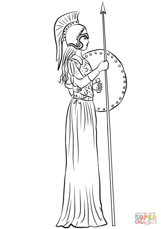 Афина Минерва богиня