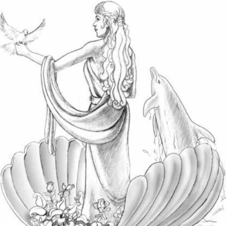 Древнегреческая богиня Афродита рисунок