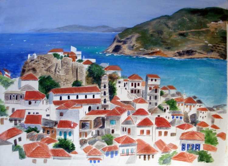 Красновазовая живопись Греция