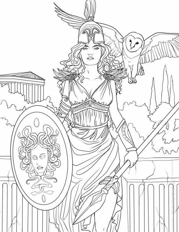 Афина богиня древней Греции