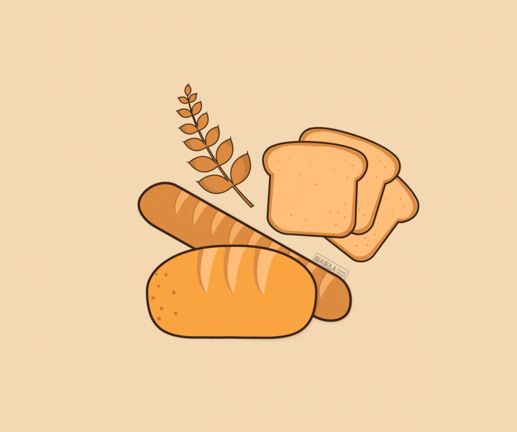 Табличка хлеб