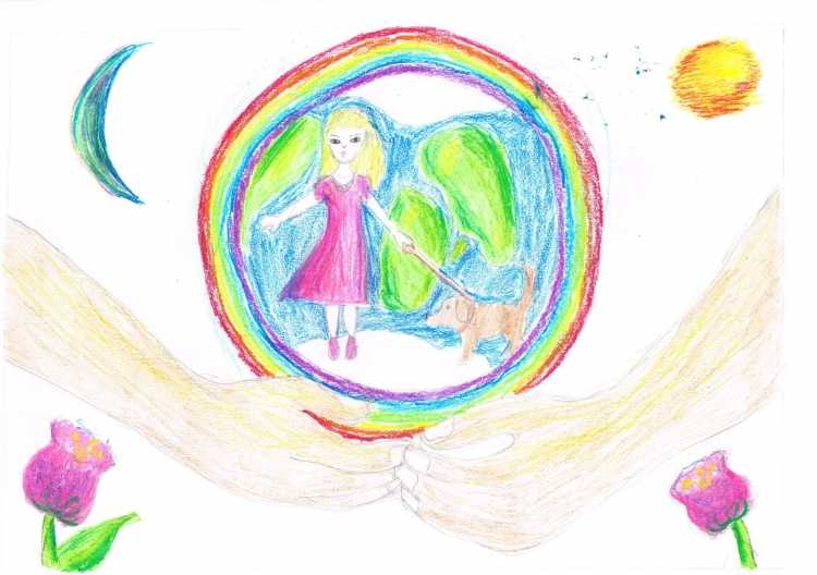 Рисунки доброта спасет мир на конкурс