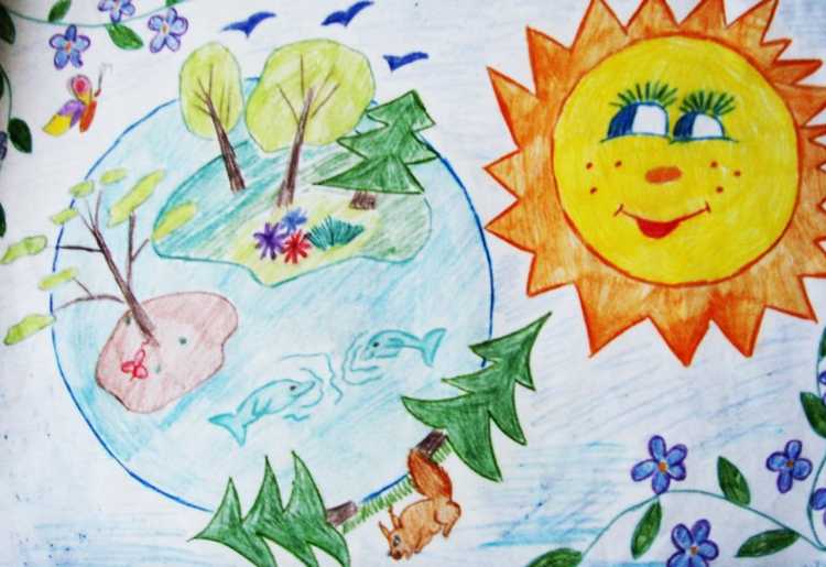 Зелёная Планета глазами детей конкурс рисунков