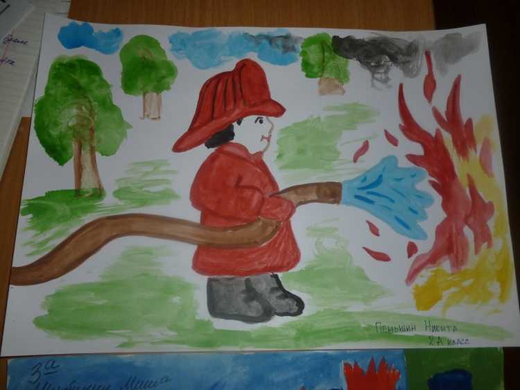 Пожарная безопасность рисунки для конкурса