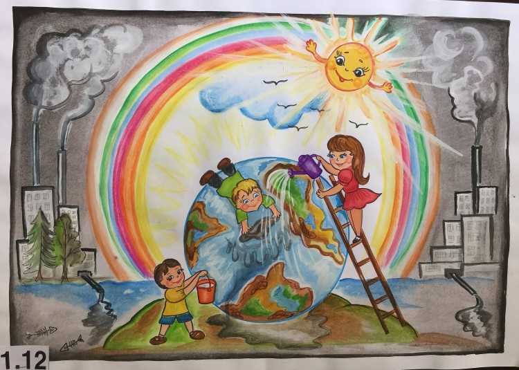 Детские рисунки на тему день защиты детей