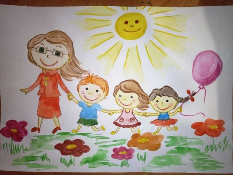 Конкурс рисунков мой детский сад