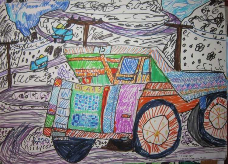 Конкурс детского рисунка мой папа водитель