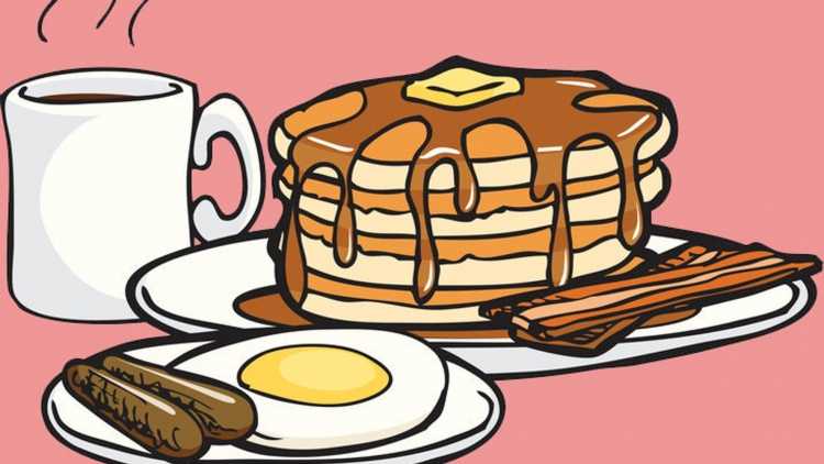 Рисунок на тему завтрак