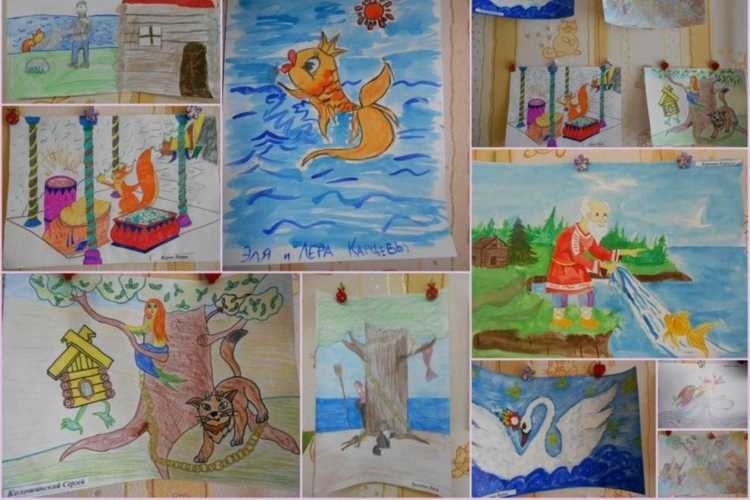Рисование сказки детьми в детском саду