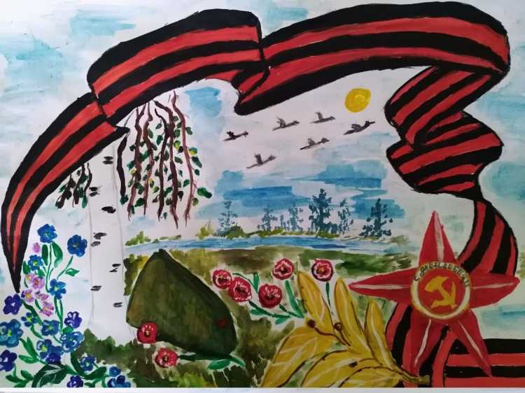 Рисунки салют Победы Великой Отечественной войны