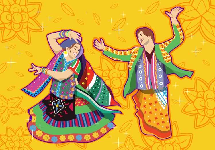 Татарский народный танец рисунок