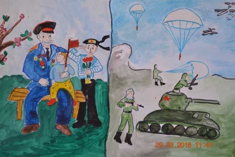 Конкурс рисунков наша армия