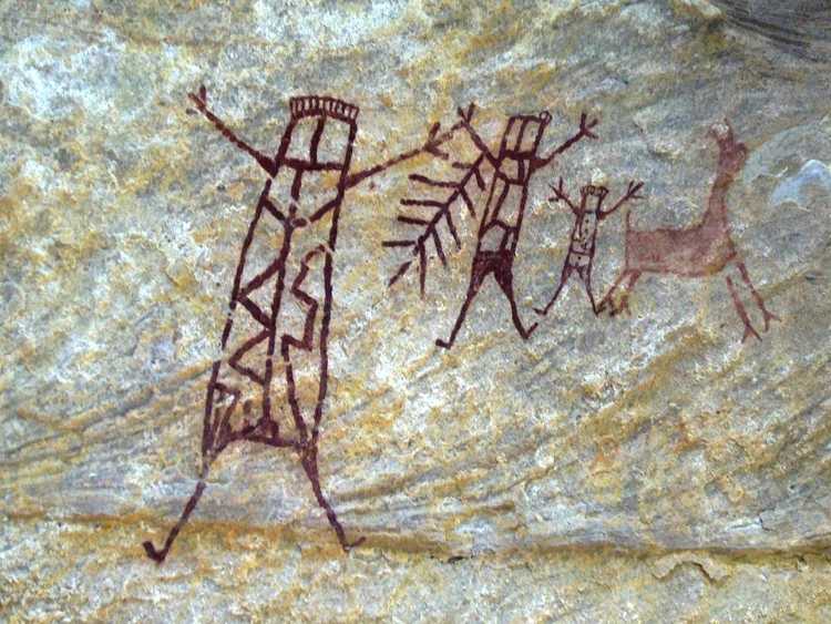 Наскальная живопись Ливии 12 тыс лет до н э