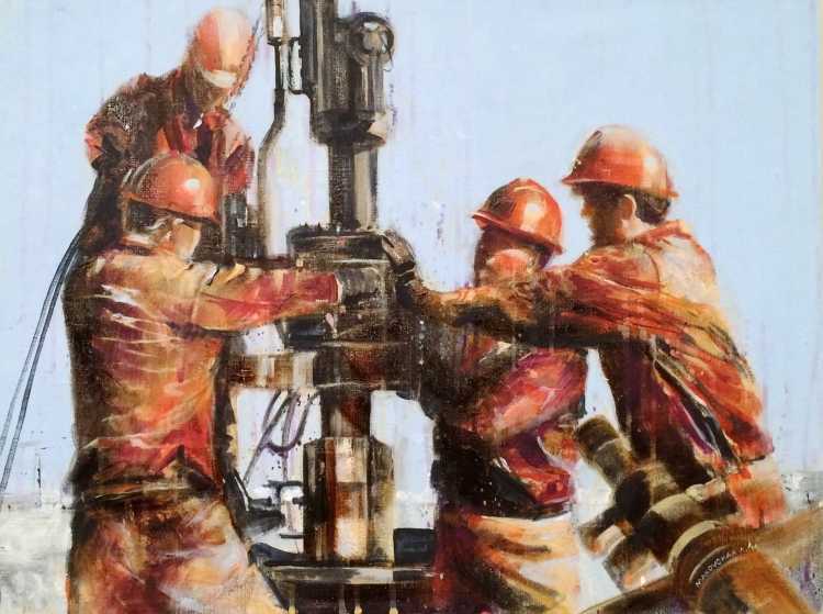Нефтяники живопись