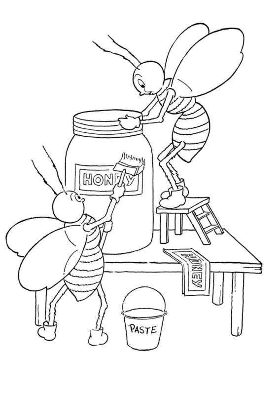Рисунок на тему Пчеловодство