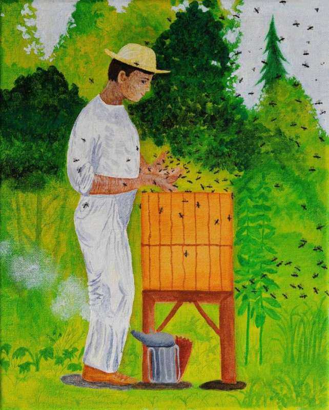 Рисунок на тему удивительный мир пчел