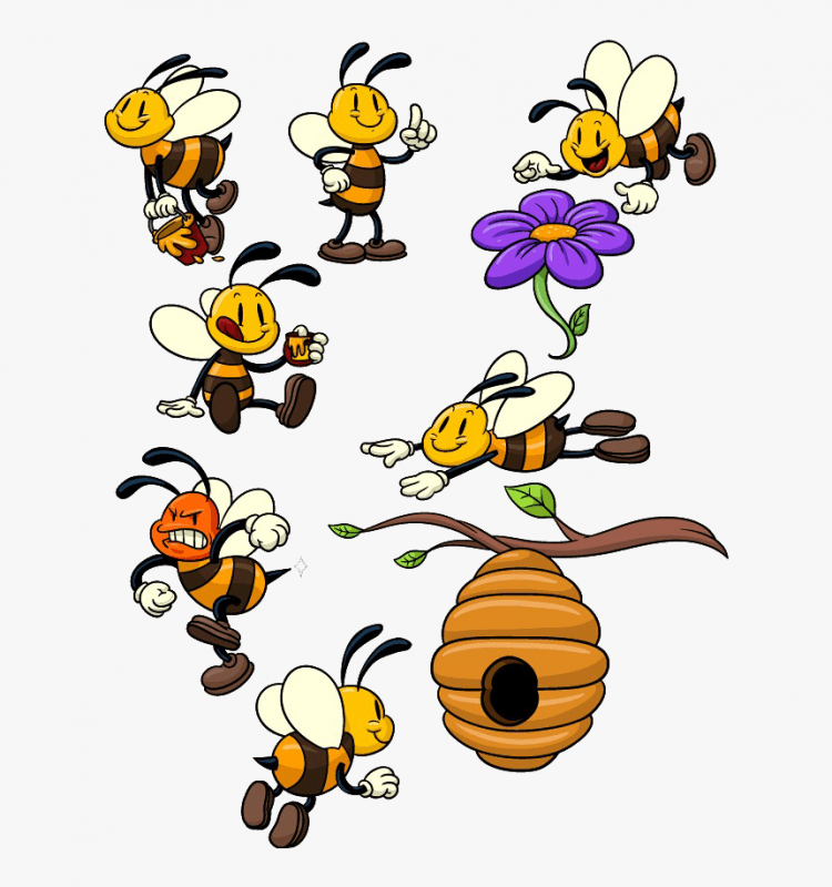 Метаморфоз пчелы для детей