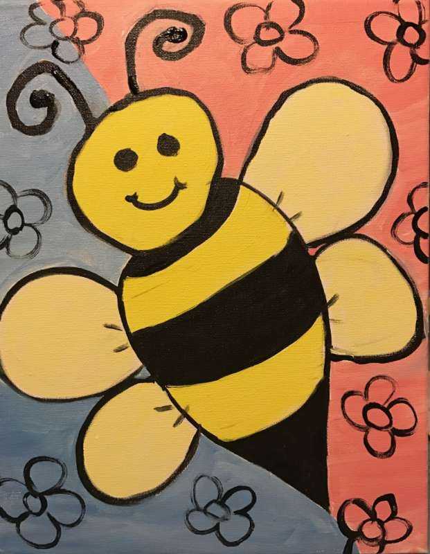 Рисование пчелы в старшей группе