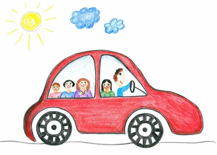 Автомобиль детский рисунок