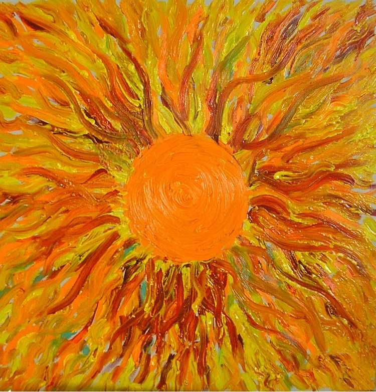 Картина солнце