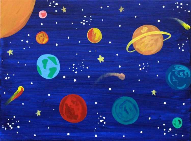Планеты космос в детском саду