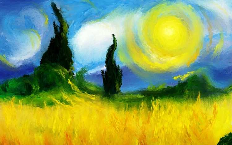 Картина Ван Гога Солнечный день
