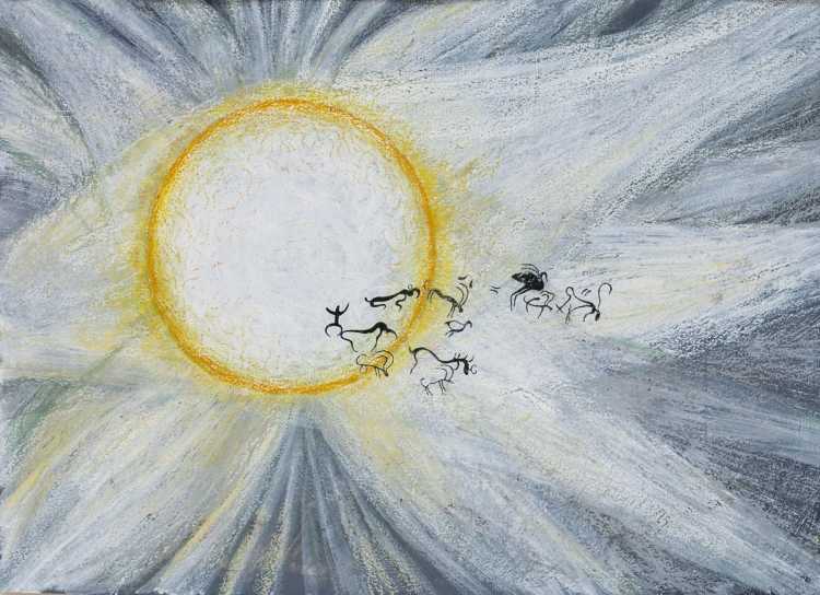 Картина солнце