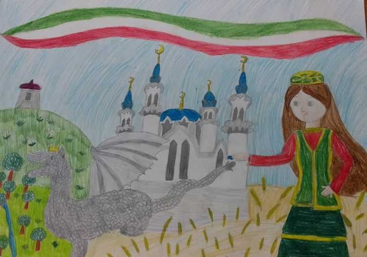 Рисунки про Татарстан детские