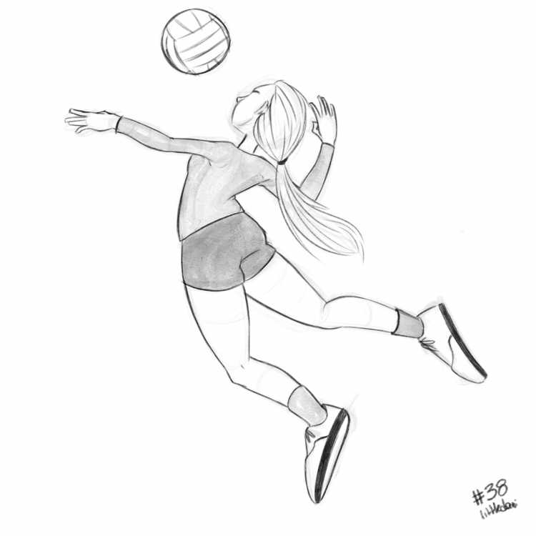 Волейбол зарисовки