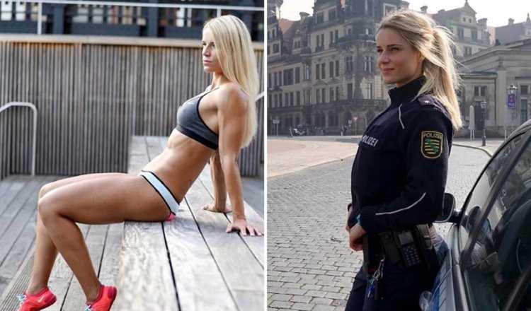 Полиция Германии девушки