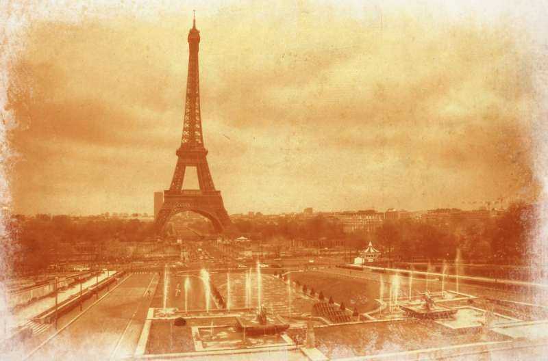 Эйфелева башня 1914