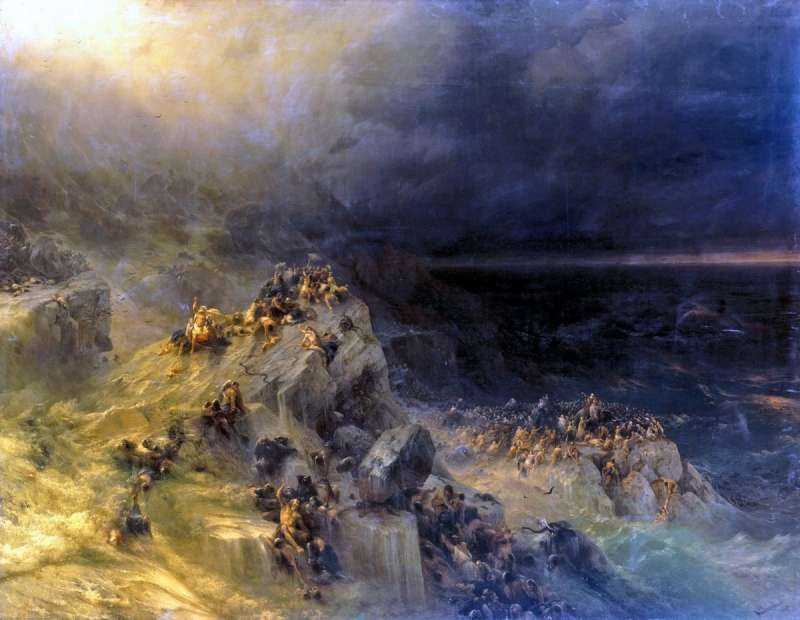 Айвазовский Всемирный потоп картина