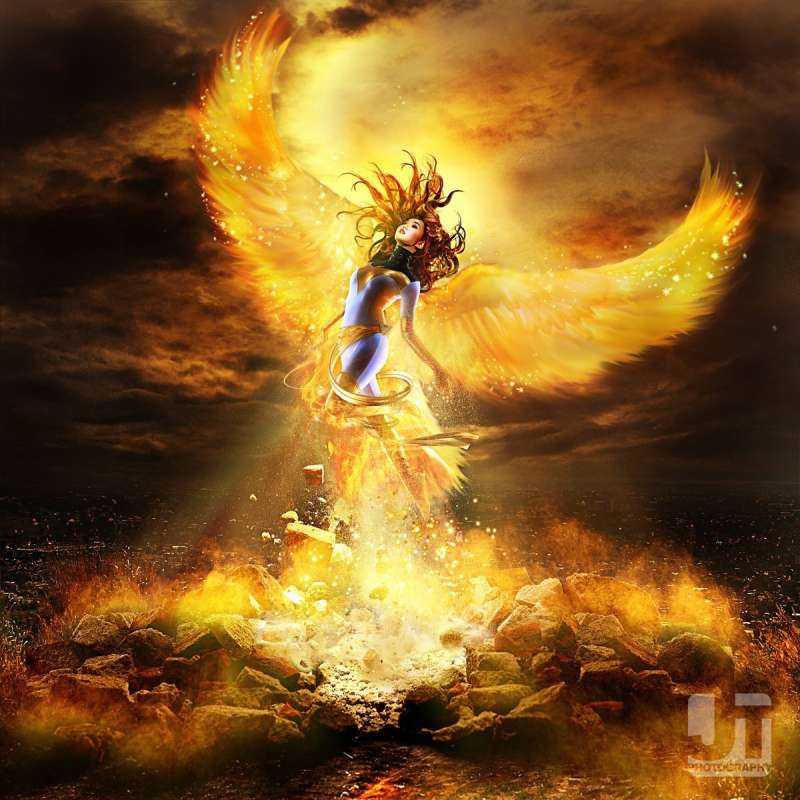 Шестикрылый Серафим Огненный ангел