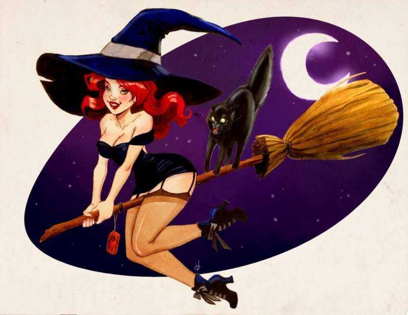 Плакат ведьма
