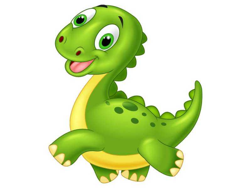 Зеленый Динозаврик