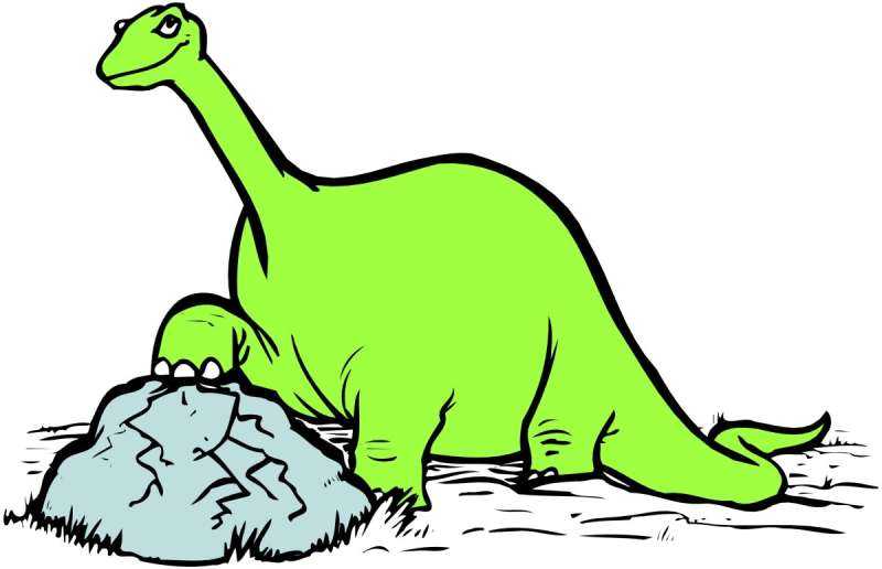 Динозавр рисунок для детей
