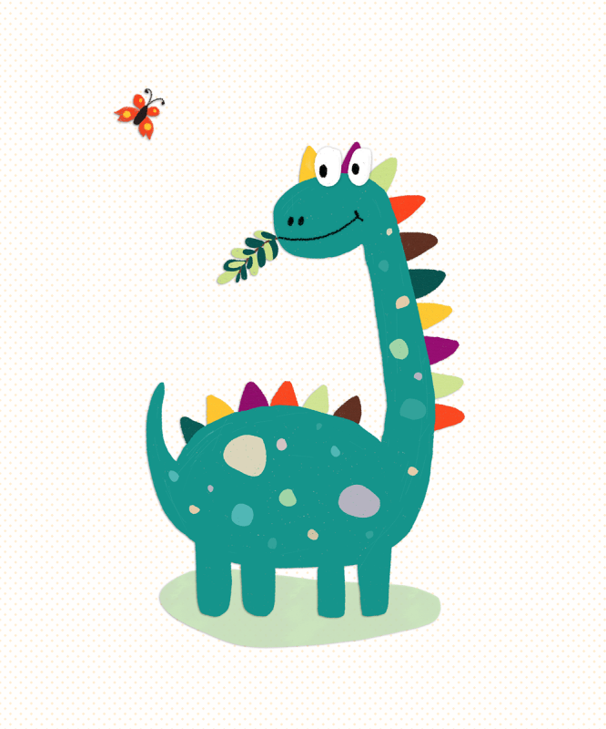 Динозавр детский