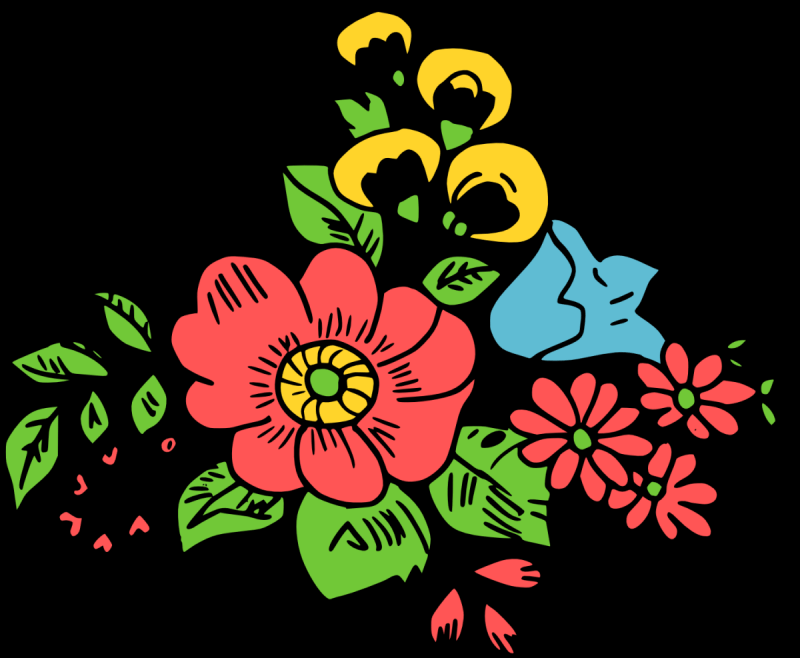 Рисование цветов акварелью для детей