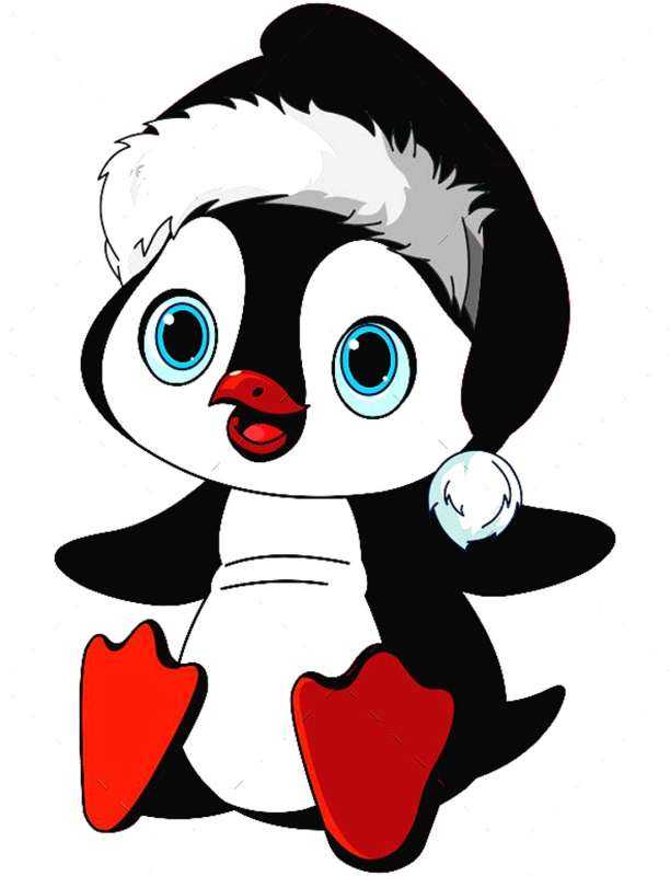 Пингвинчик в шапочке