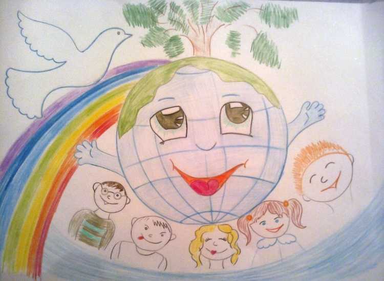 Счастливое детство рисунки детей