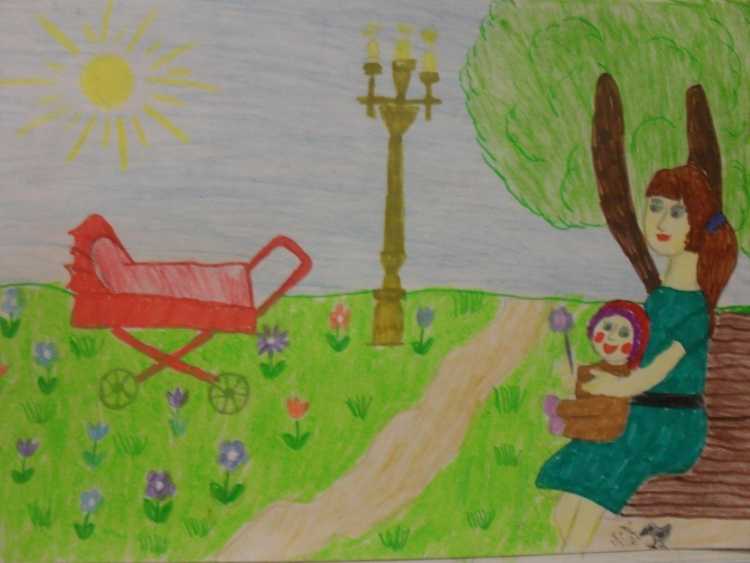 Рисунки счастливое и безопасное детство