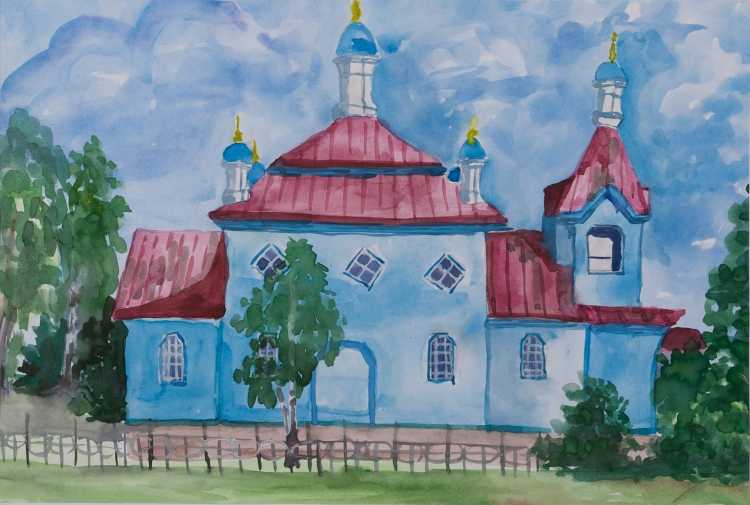 Храм Архангела Михаила Ярославль рисунок детский