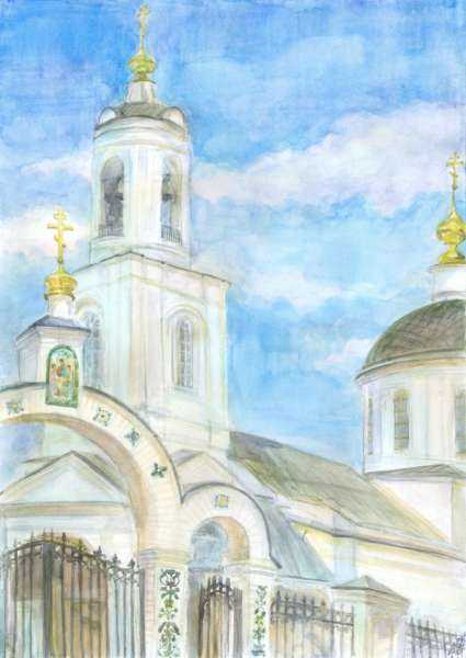 Зарисовка храма