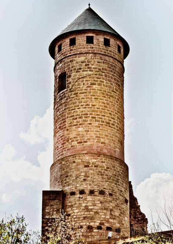 Сторожевая башня кирпич Русь