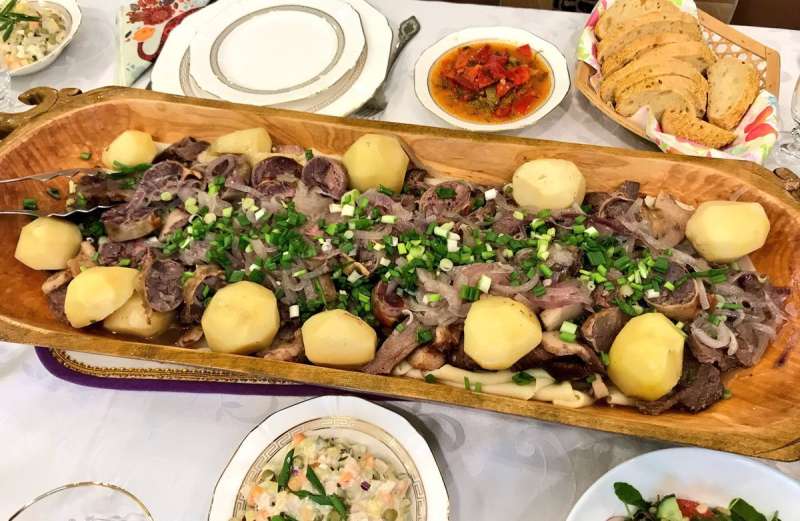 Национальная еда Казахстана бешбармак