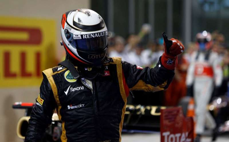 Kimi Raikkonen Abu Dhabi 2012