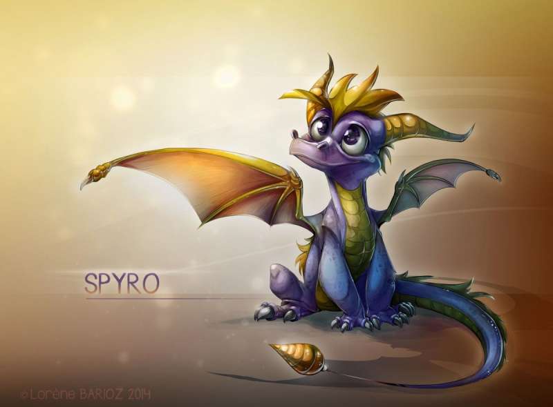 Маленький дракон Spyro