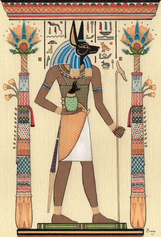 Боги Египта сет и Анубис